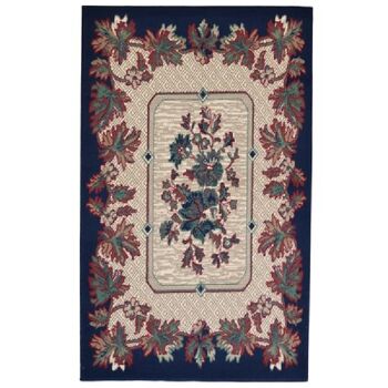 Tapis Marine Téhéran Traditionnel - Texas - 235x320cm (7'7"x10'5") 2