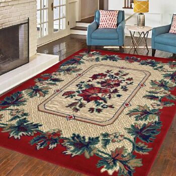 Tapis Téhéran Traditionnel Rouge - Texas - 60x225cm (2'x7'3") 1