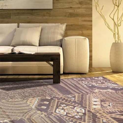 Brown Traditional Patchwork Rug - Texas - 120x170cm (4'x5'8")