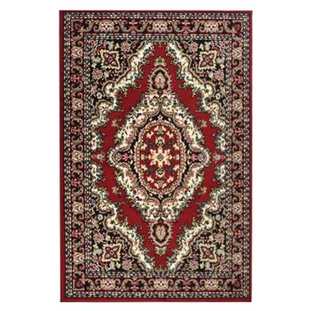 Tapis Traditionnel Médaillon Rouge - Texas - 80x150cm (2'8"x5') 2