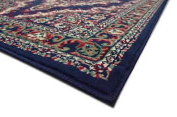 Tapis Traditionnel Navy Medallion - Texas - 120x170cm (4'x5'8") 5