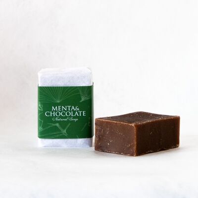 Sapone naturale alla menta e cioccolato