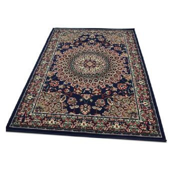 Tapis Marrakesh Traditionnel Marine - Texas - 235x320cm (7'7"x10'5") 3