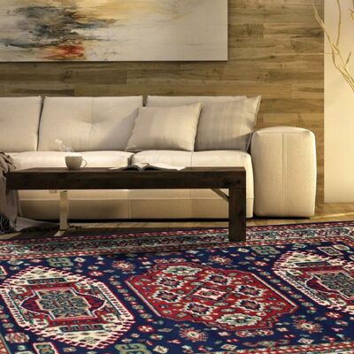 Navy Traditional Kandhara Rug - Texas - 60x225cm (2'x7'3")