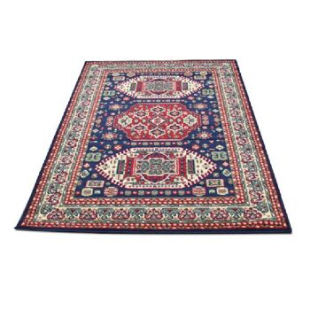 Tapis Kandhara Traditionnel Bleu Marine - Texas - 160x225cm (5'4"x7'3") 3