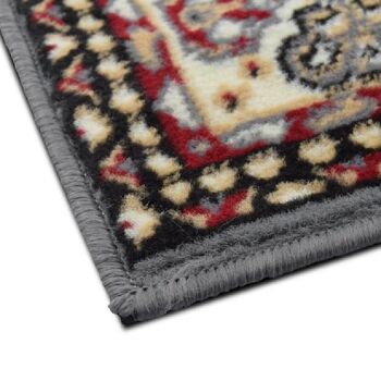 Tapis Kandhara Traditionnel Gris - Texas - 60x110cm (2'x3'7") 4