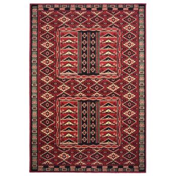 Tapis Traditionnel Hazara Rouge - Texas - 120x170cm (4'x5'8") 2