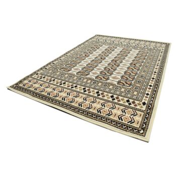 Tapis Boukhara Traditionnel Crème - Texas - 60x225cm (2'x7'3") 5