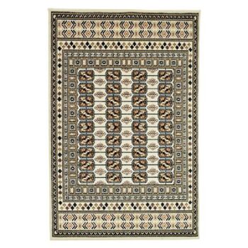 Tapis Boukhara Traditionnel Crème - Texas - 270x320cm (8'8"x10'4") 2