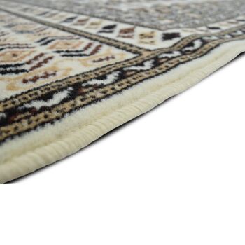 Tapis Boukhara Traditionnel Crème - Texas - 270x320cm (8'8"x10'4") 6