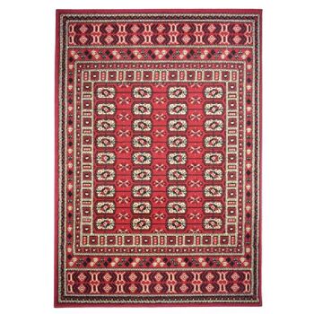 Tapis Boukhara Traditionnel Rouge - Texas - 270x320cm (8'8"x10'4") 2