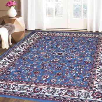 Tapis Floral Traditionnel Jeans - Texas - 60x225cm (2'x7'3") 1