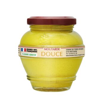 Moutarde Douce graines françaises sans additifs 200g
