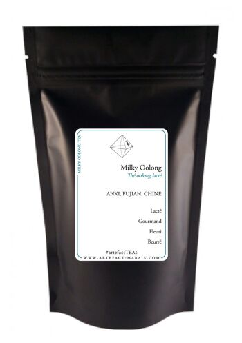 Milky Oolong, Thé Oolong Lacté, Paquet de 100g en vrac 1