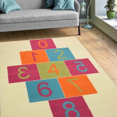 Number Design Kids Rug - Texas - 80x150cm (2'8"x5')