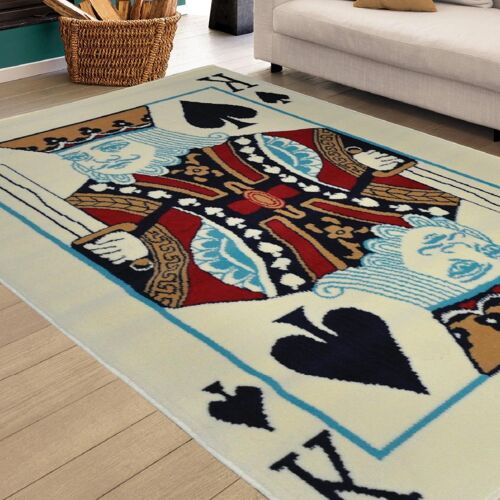 King Of Spades Design Rug - Texas - 60x110cm (2'x3'7")