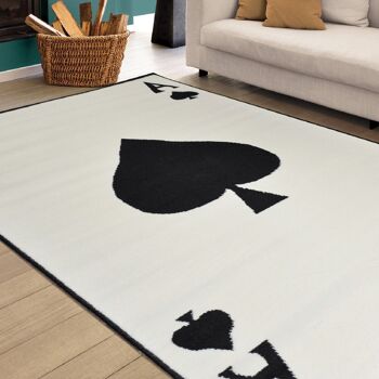 Tapis imprimé Ace Of Spades - Texas - 160x225cm (5'4"x7'3") 1