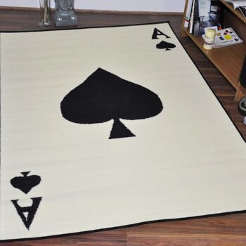 Tapis imprimé Ace Of Spades - Texas - 160x225cm (5'4"x7'3") 2