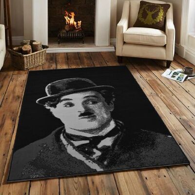 Charlie Chaplin Print Rug - Texas - 80x150cm (2'8"x5')