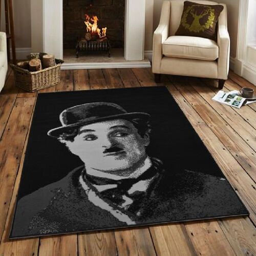 Charlie Chaplin Print Rug - Texas - 120x170cm (4'x5'8")
