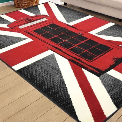 Phone Box Flag Print Rug - Texas - 80x150cm (2'8"x5')