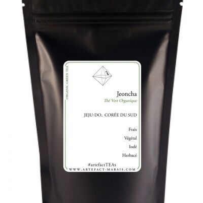 Jeoncha, té verde coreano orgánico, paquete de 100 g