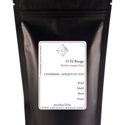 O Fil Rouge, Infusion without theine fruity, Packet 100g in bulk