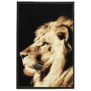 Tapis Visage de Lion Crème - Texas Animal Kingdom - 120x170cm (4'x5'8") 2