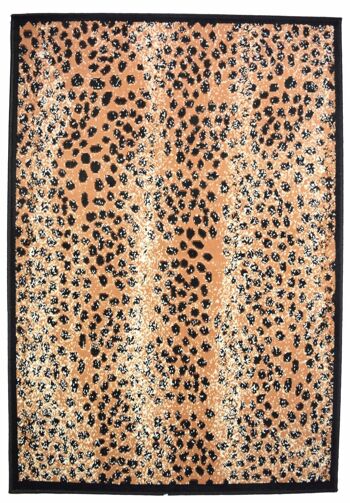 Tapis en peau de léopard en terre cuite - Texas Animal Kingdom - 60x110cm (2'x3'7") 2