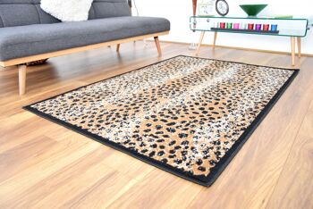 Tapis en peau de léopard en terre cuite - Texas Animal Kingdom - 60x110cm (2'x3'7") 6