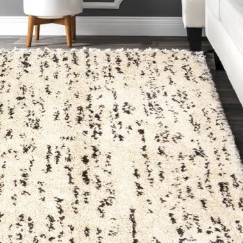 Tapis Boho Moucheté Crème - Michigan - 200x290cm (6'8"x9'7") 2