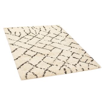 Tapis Boho Diamant Rustique Crème - Michigan - 160x230cm (5'4"x7'8") 4