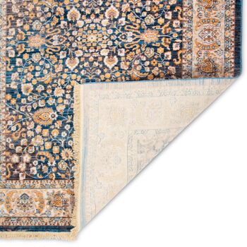 Tapis Floral Boho Bleu - Kansas - 200x290cm (6'8"x9'7") 3