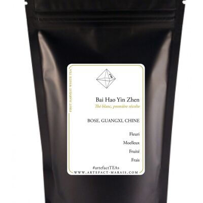 Bai Hao Yin Zhen, tè bianco dalla Cina, confezione da 25 g sfuso