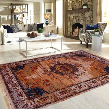 Tapis Traditionnel Multi Motifs - Kansas - 160x230cm (5'4"x7'8") 2