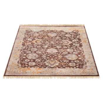 Tapis à fleurs bohème marron - Kansas - 160x230cm (5'4"x7'8") 7