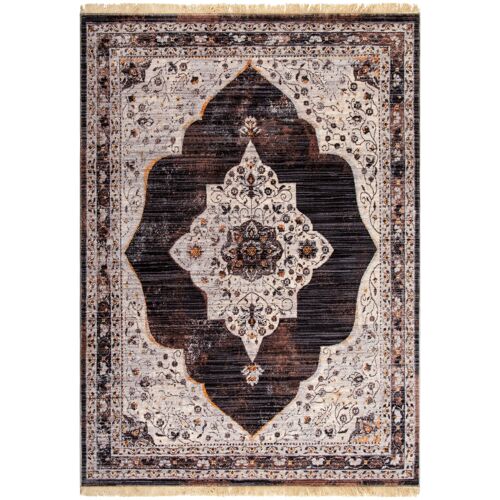 Grey Vintage Oriental Floral - Kansas - 240x330cm (8'x11'3")