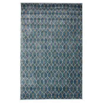 Tapis Bouclier Miroir Bleu - Jersey - 160x230cm (5'4"x7'8") 2