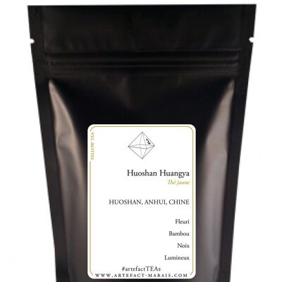 Huoshan Huangya, té amarillo de China, paquete de 25 g a granel