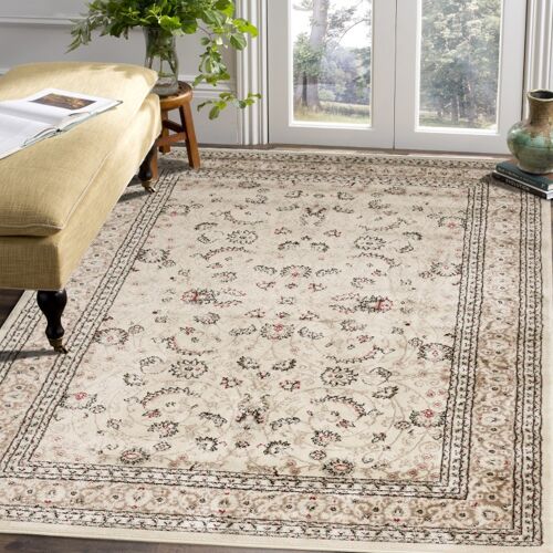 Cream Floral Traditional Rug - Jersey - 160x230cm (5'4"x7'8")
