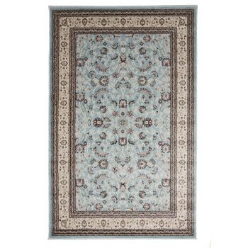 Tapis Floral Traditionnel Bleu - Jersey - 160x230cm (5'4"x7'8") 2