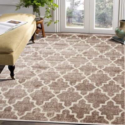 Brown Shield Modern Rug - Jersey - 200x290cm (6'8"x9'7")