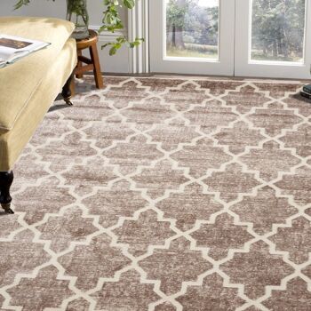 Tapis Moderne Bouclier Brun - Jersey - 240x330cm (8'x11'3") 3