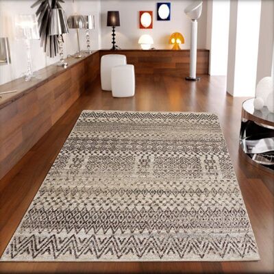 Brown Tapa Rug - Georgia - 60x110cm (2'x3'7")