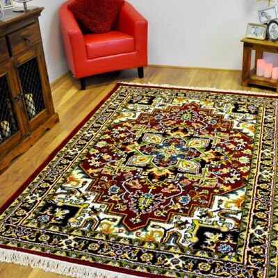 Red Persian Heriz Rug - Dakota - 120x170cm (4'x5'8")