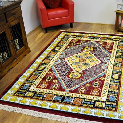 Red Arta Persian Rug - Dakota - 80x150cm (2'8"x5')