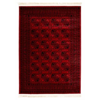 Tapis Cubisme Rouge - Afghan - 300x400cm (9'9"x13'2") 2