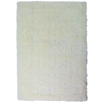 Tapis Shaggy Uni Crème - New York - 200x290cm (6'8"x9'7") 2