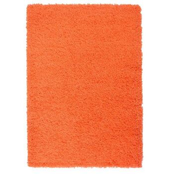 Tapis Shaggy Orange Uni - Californie - 60x230cm (2'x7'8") 2