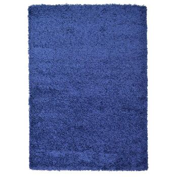 Tapis Shaggy uni bleu marine - California - 160x230cm (5'4"x7'8") 2